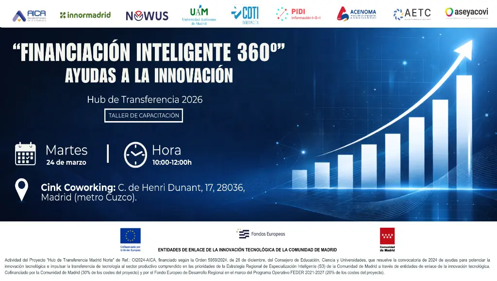 financiacion inteligente 360 ayudas innovacion evento 20260324
